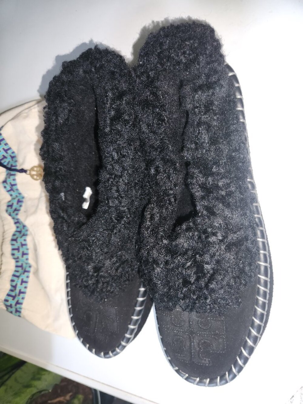 Tory burch shearling Slippers